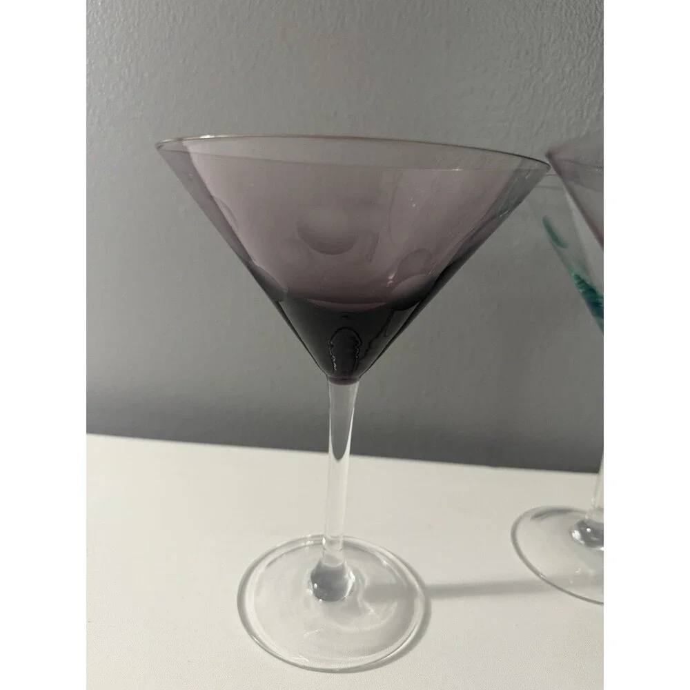 Marquis by Waterford Polka Dot Martini Glasses Set of 4 - Beautiful!